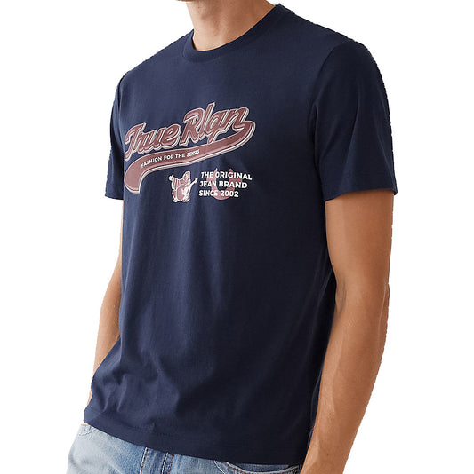 True Religion Mens Night Sky Cotton Graphic Heritage T-Shirt