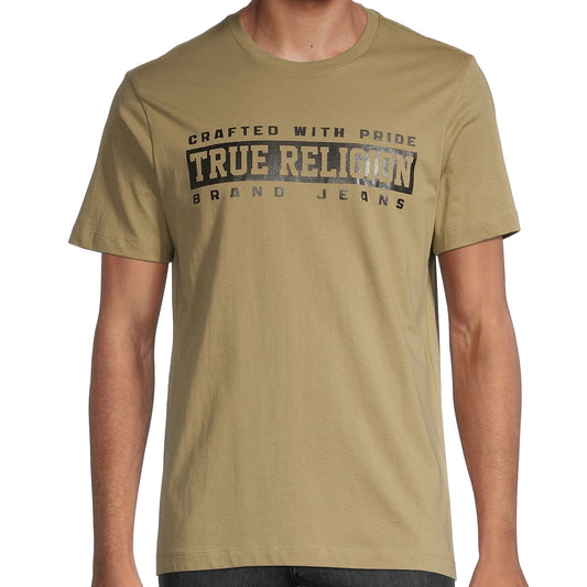 True Religion Foil Men's Portobello Graphic Crewneck Tee T-Shirt