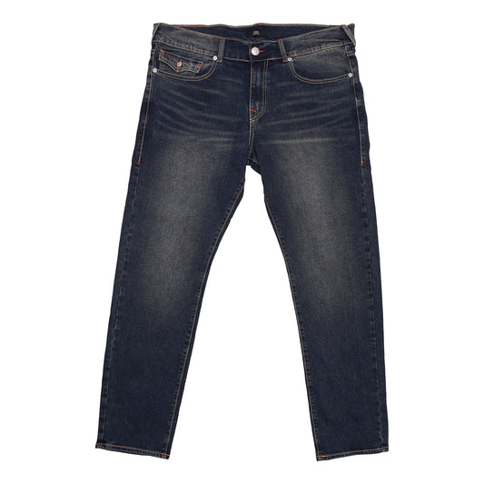 True Religion Geno Single Needle Mens Medium Dreamy Wash Relaxed Slim Jeans