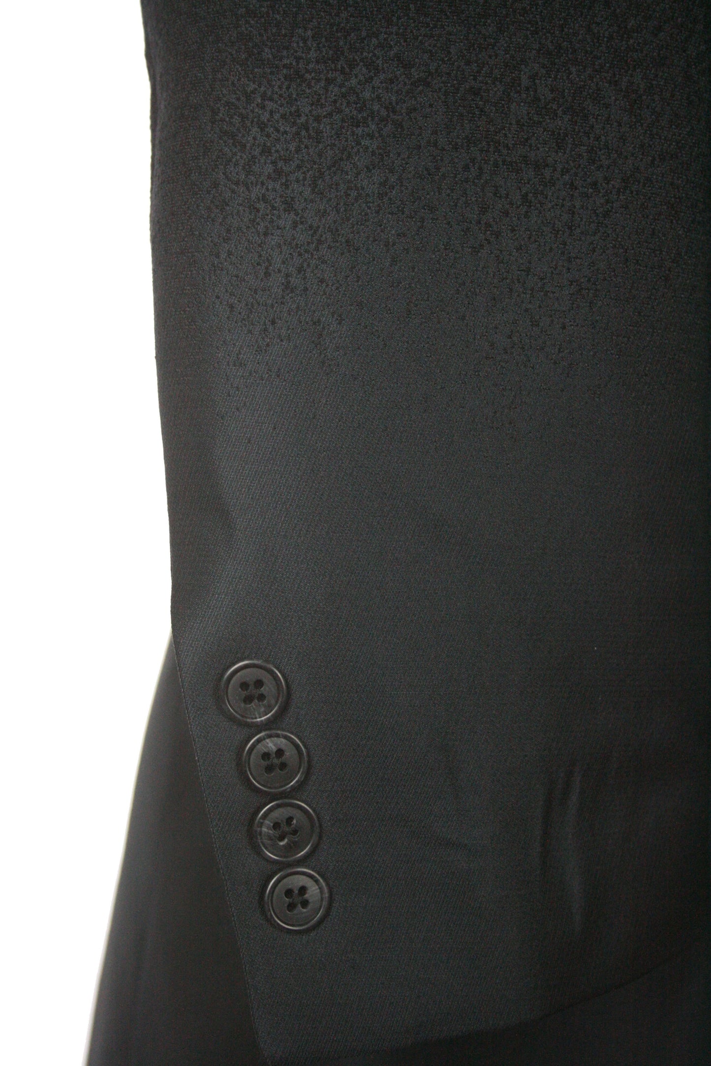 INC International Concepts Mens Black Gradient Ombre Trench Coat