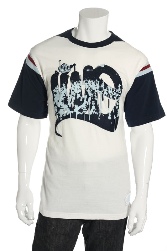 Live Mechanics Men's White Graphic T-Shirt