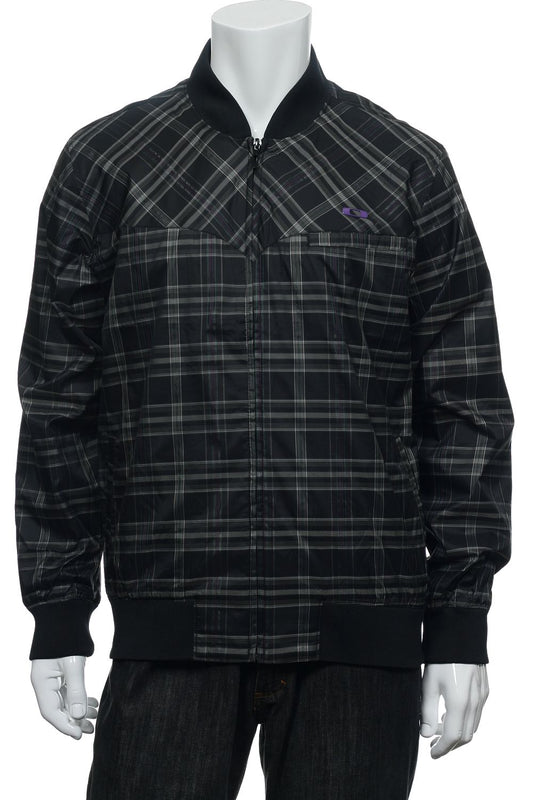 Oakley Men's Black Plaid Coat