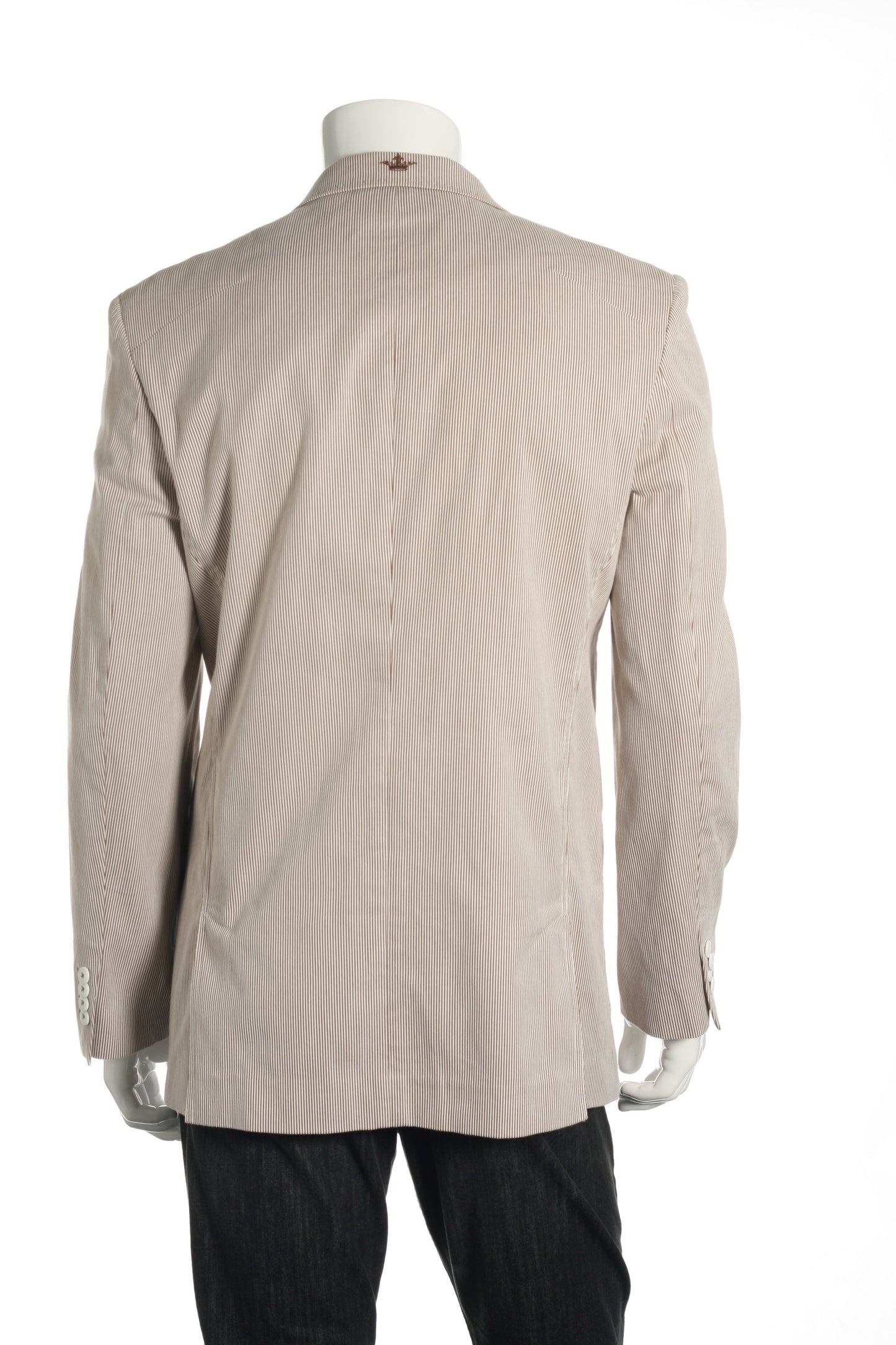 English Laundry Mens Mauve Pinstripe Cotton 2 Button Sport Coat Suit Jacket