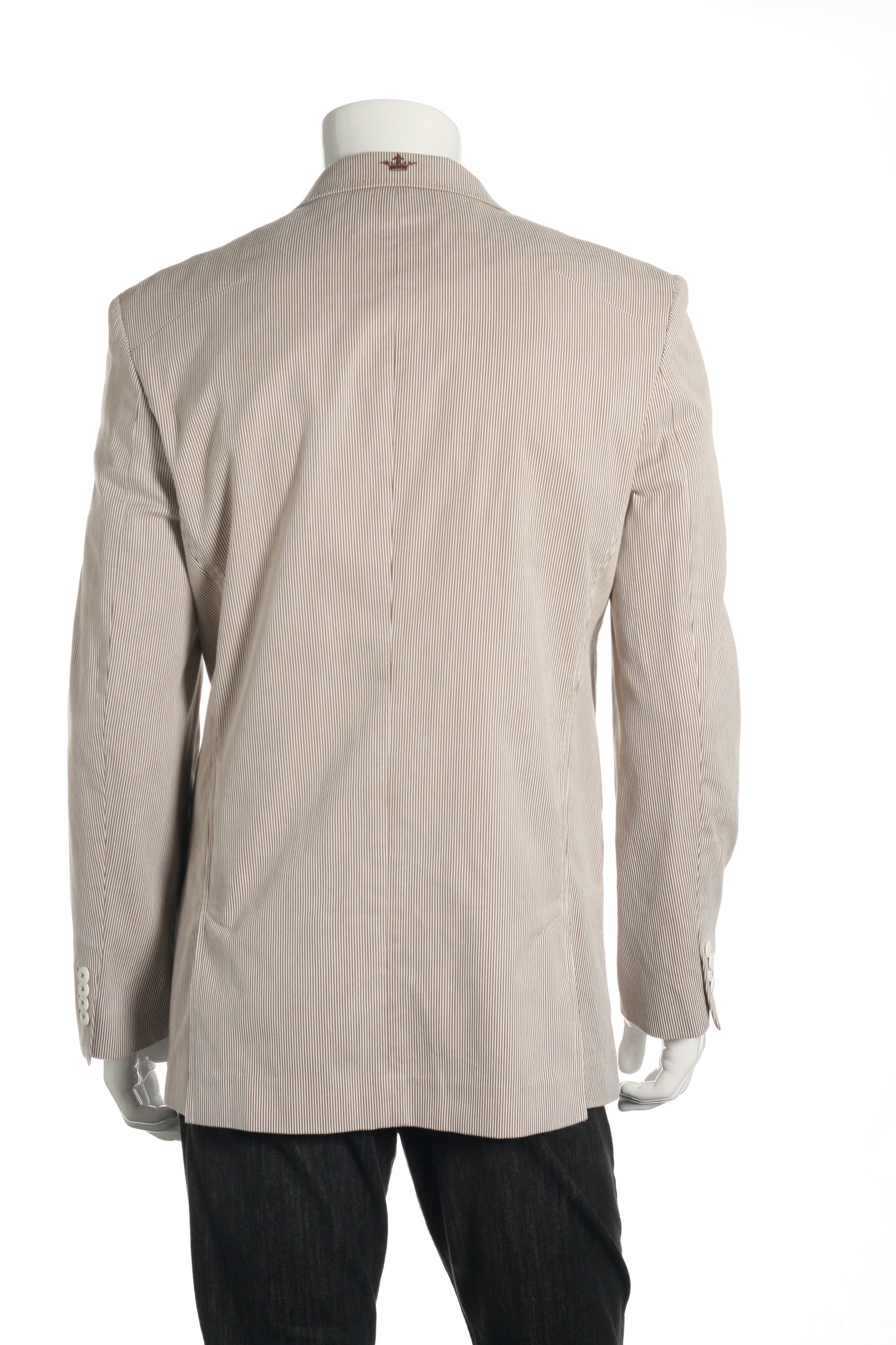 English Laundry Mens Mauve Pinstripe Cotton 2 Button Sport Coat Suit Jacket