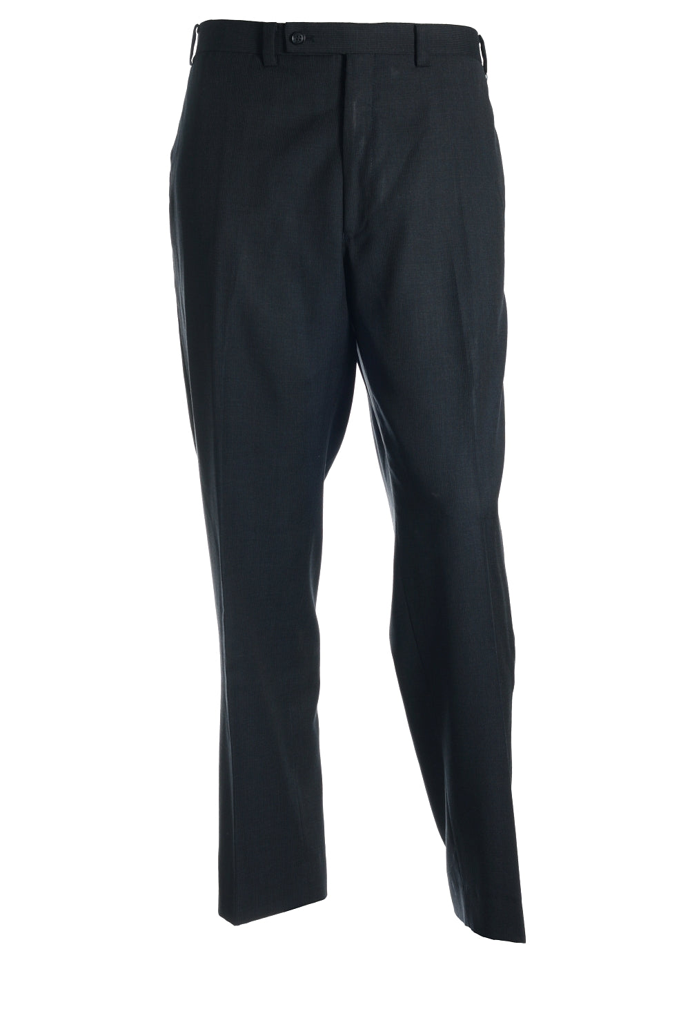 Calvin Klein Men's Blue Pinstripe Flat Front Dress Pants