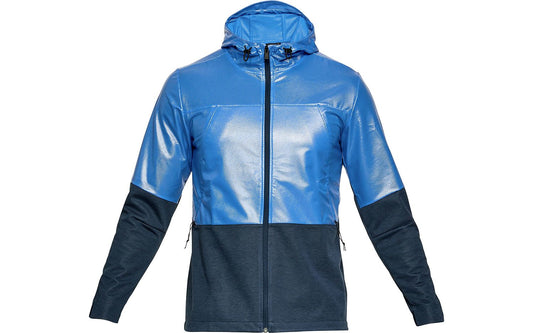 Under Armour 'Swacket' Mens Mediterranean/Black Color Block Hoodie