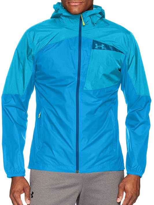 Under Armour 'Scrambler Hybrid' Mens Packable Cruise Blue Jacket
