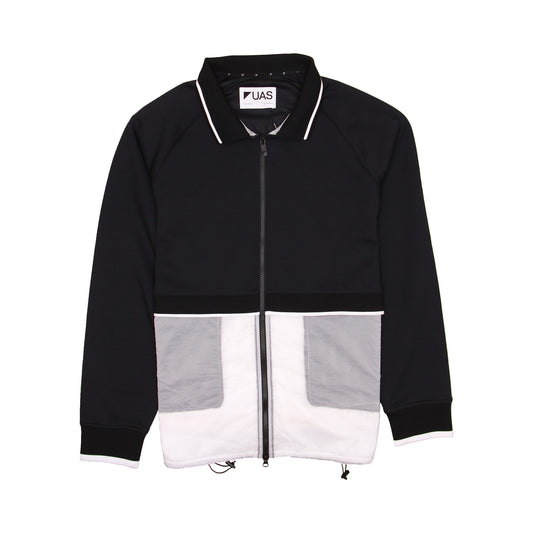 Under Armour UA UAS Mens Black/White Plaid Full Zip Sweatshirt