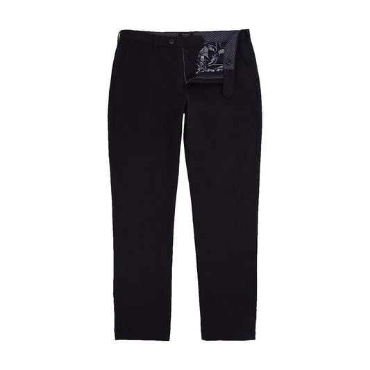 Ted Baker Koossic Mens Classic Fit Navy Brushed Cotton Chino Pants