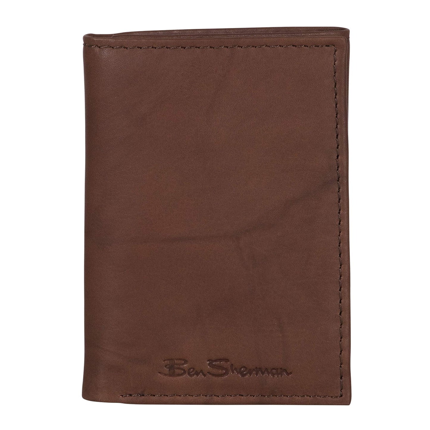 Ben Sherman 'Manchester' Men's Tri-Fold Wallet 3-Fold Wallet (Tan) $60