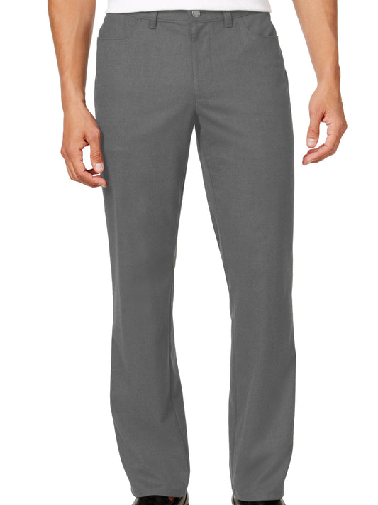 Alfani Mens Gray Flat Front Pants