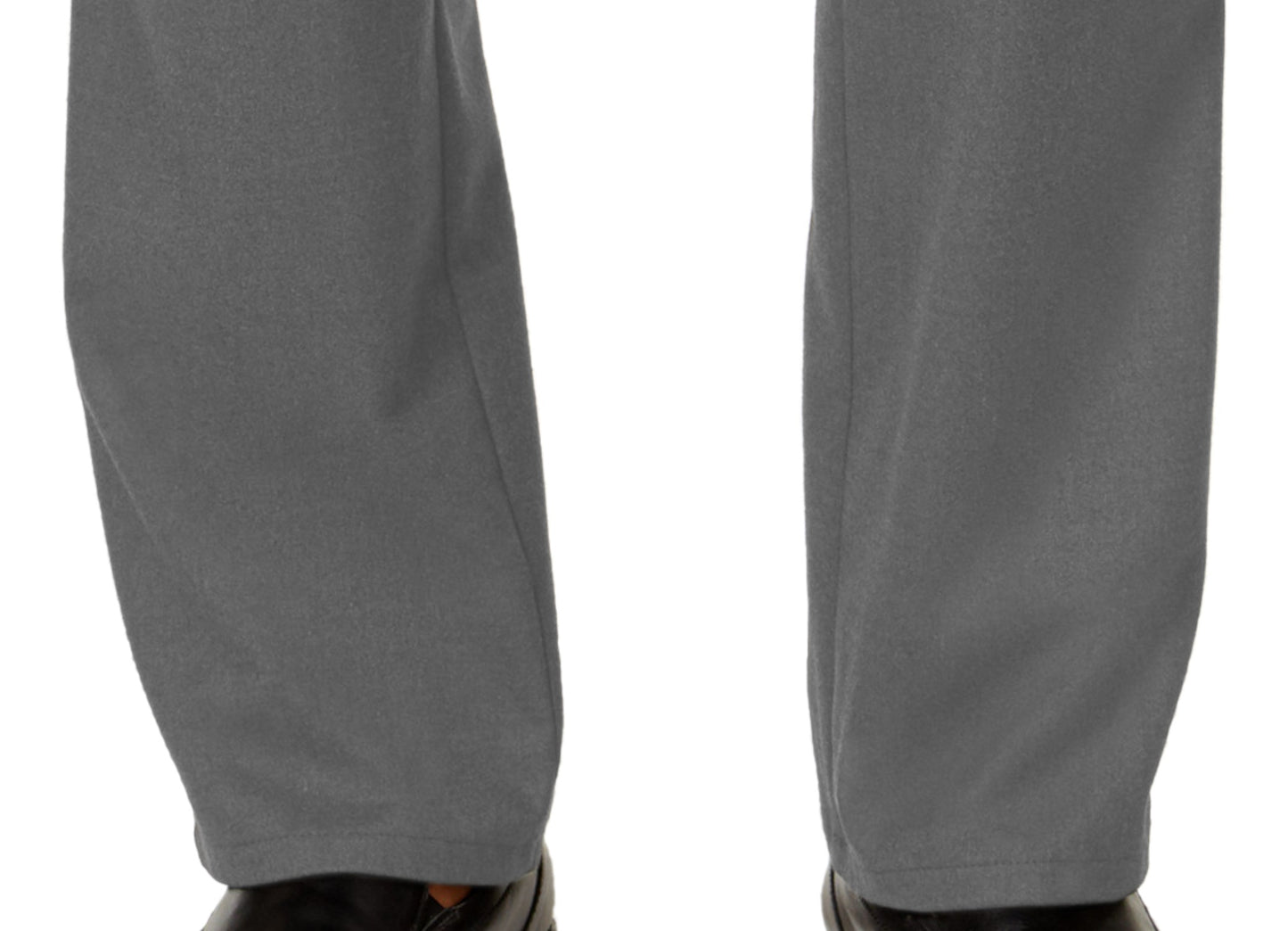 Alfani Mens Gray Flat Front Pants