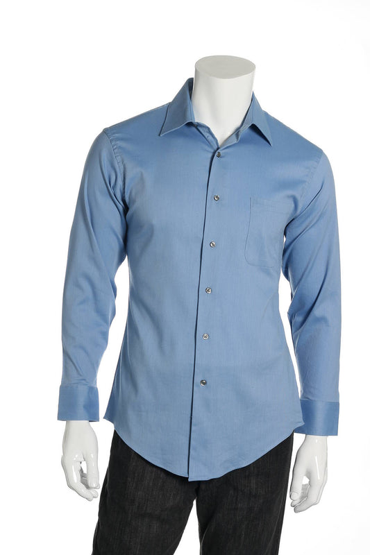 Geoffrey Beene Men's Blue Button Down Shirt