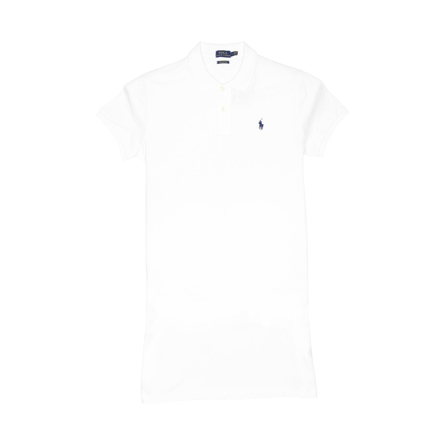 Polo Ralph Lauren Women's Cotton Mesh Mini Hampton White Dress