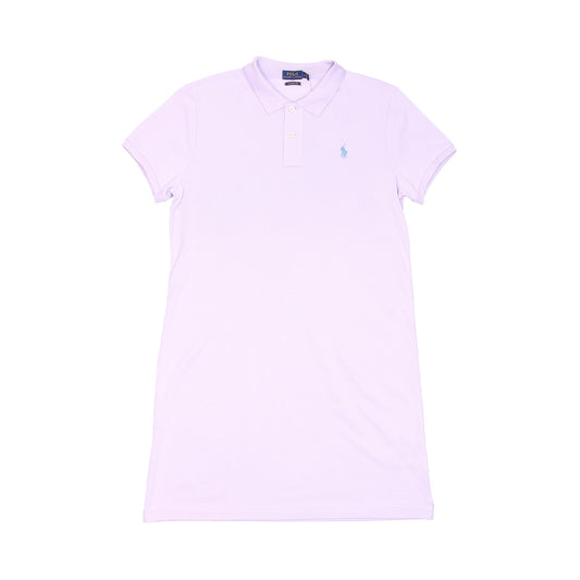 Polo Ralph Lauren Womens Mesh Mini Hampton Purple Dress