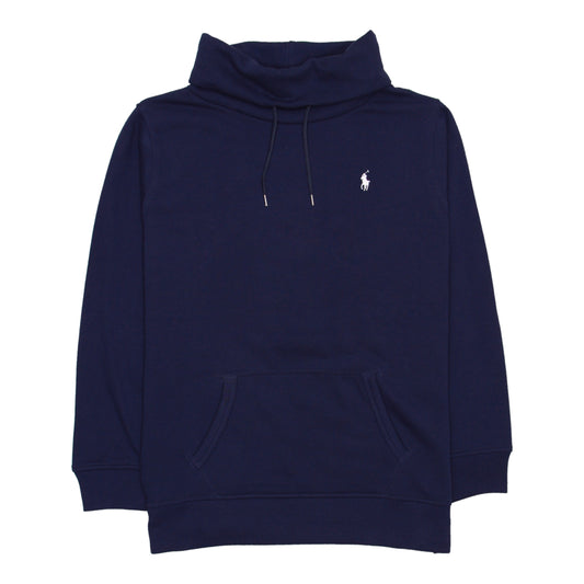 Polo Ralph Lauren Women's Navy Cowl Neck Pullover Hoodie