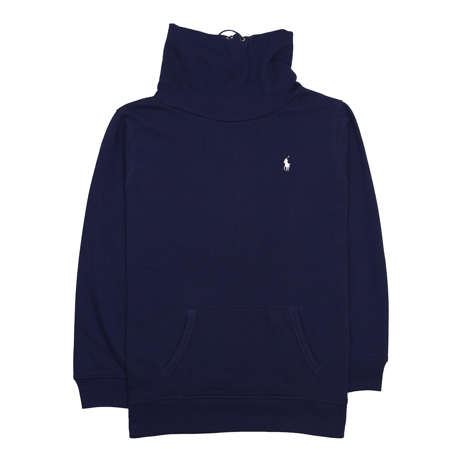 Polo Ralph Lauren Women's Navy Cowl Neck Pullover Hoodie