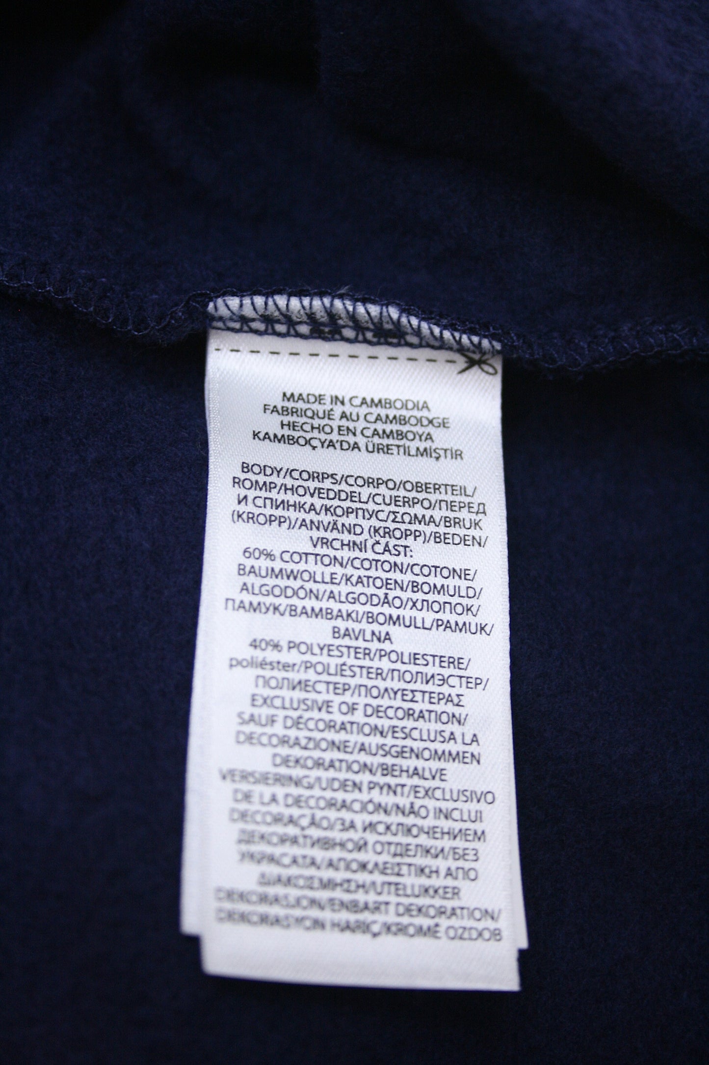 Polo Ralph Lauren Women's Navy Cowl Neck Pullover Hoodie