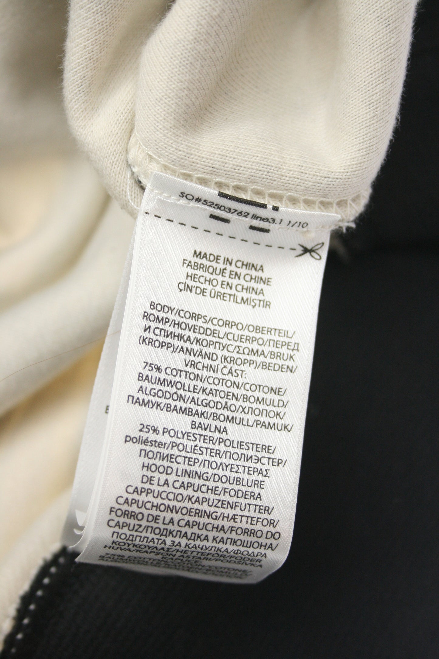 Polo Ralph Lauren Men's Beige Fleece Patchwork Pullover Hoodie