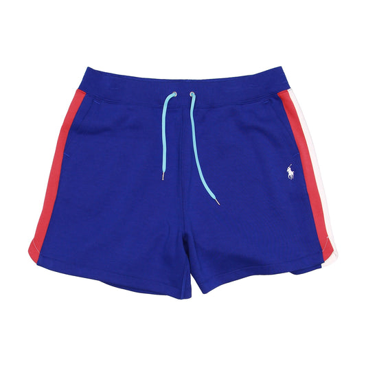 Polo Ralph Lauren Women's Blue/Red/White Fleece Sweat Shorts