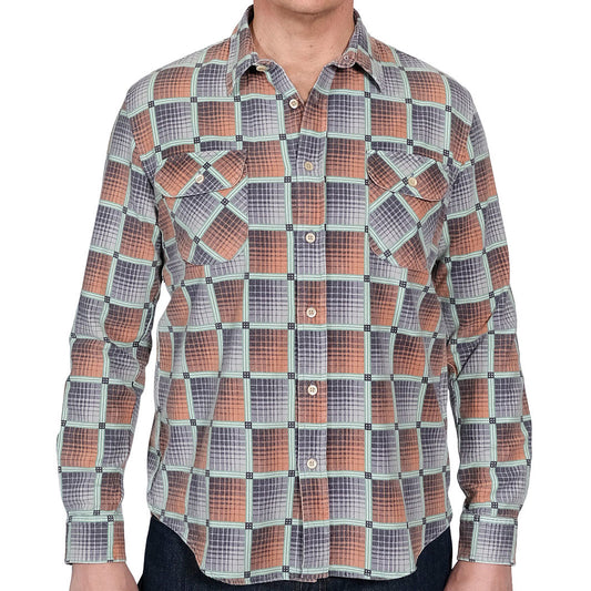 Levis Vintage Mens Mint Green Plaid Shorthorn Western Button Down Shirt