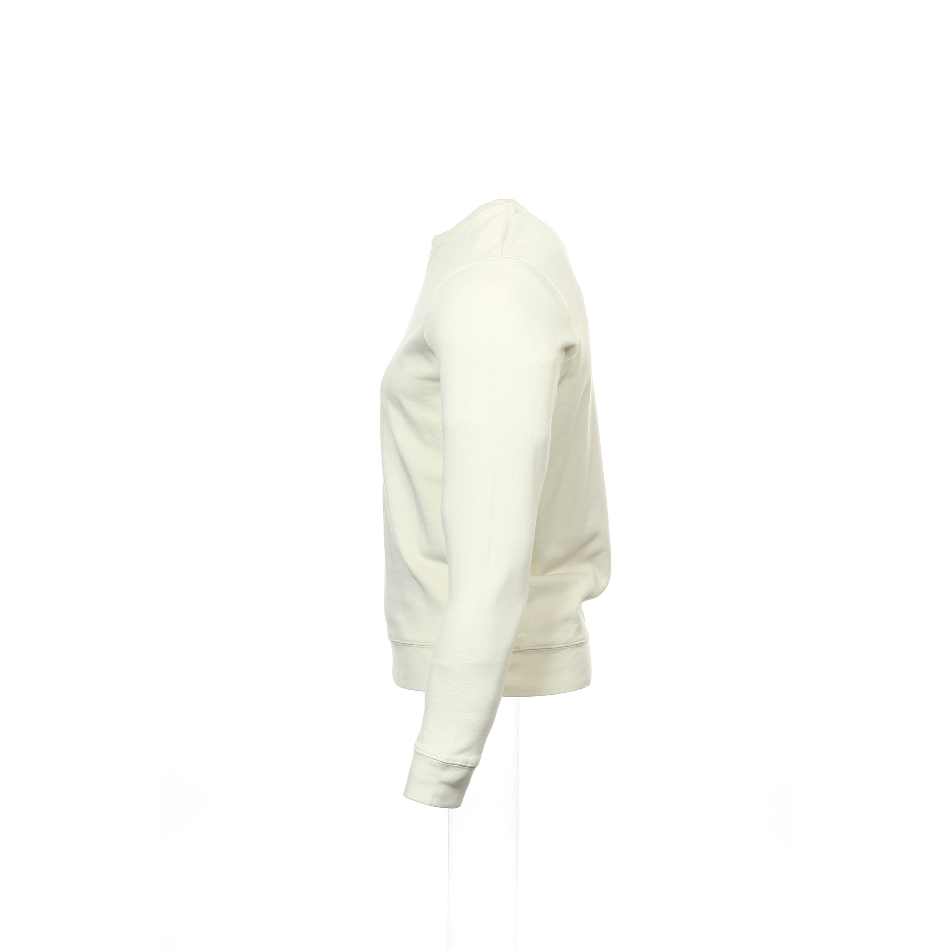 24 Standard Mens Vintage White 100% Cotton Crew Neck Sweatshirt