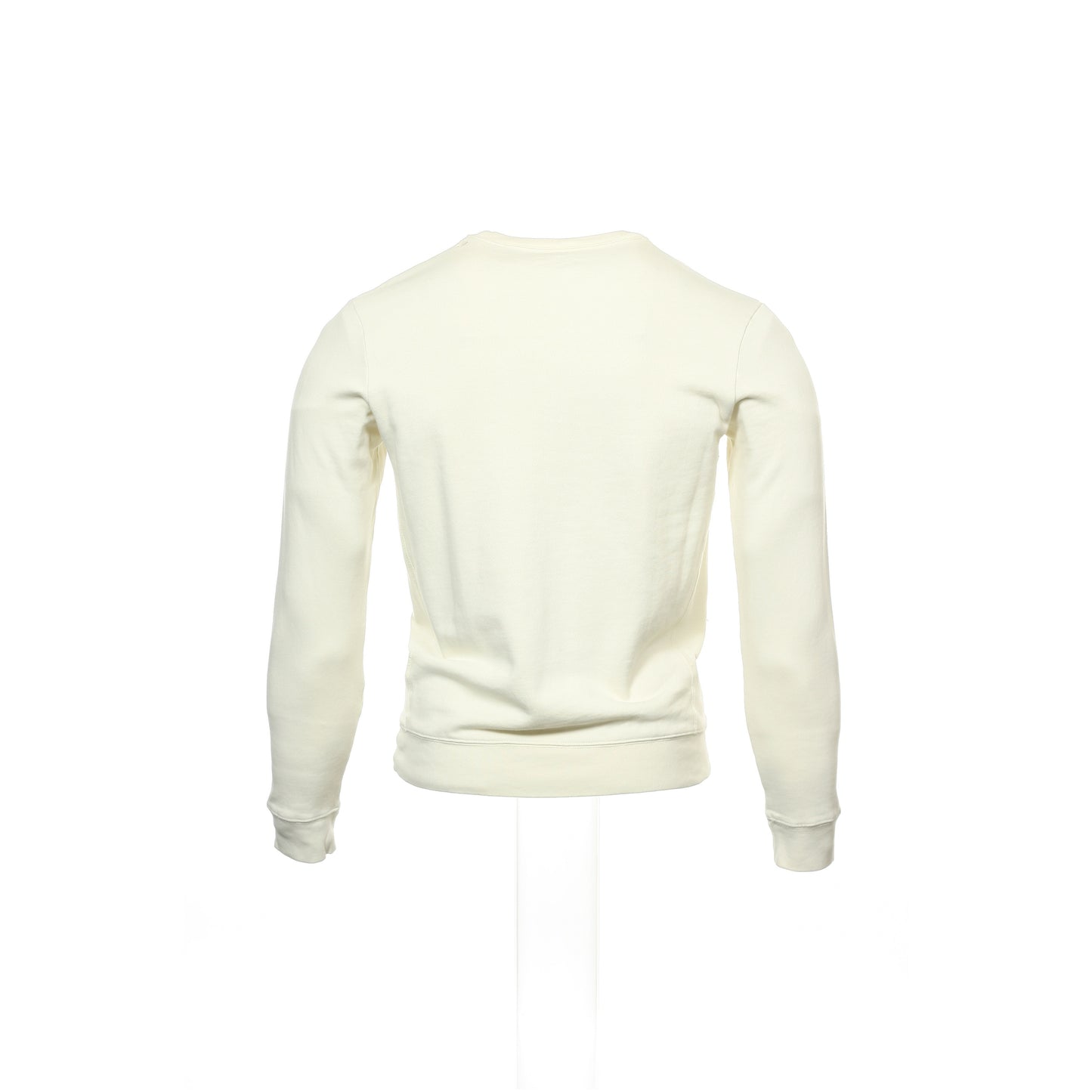 24 Standard Mens Vintage White 100% Cotton Crew Neck Sweatshirt
