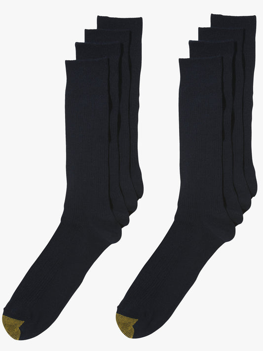 Gold Toe Mens Dress Socks (10-13, Navy) 2823S 410