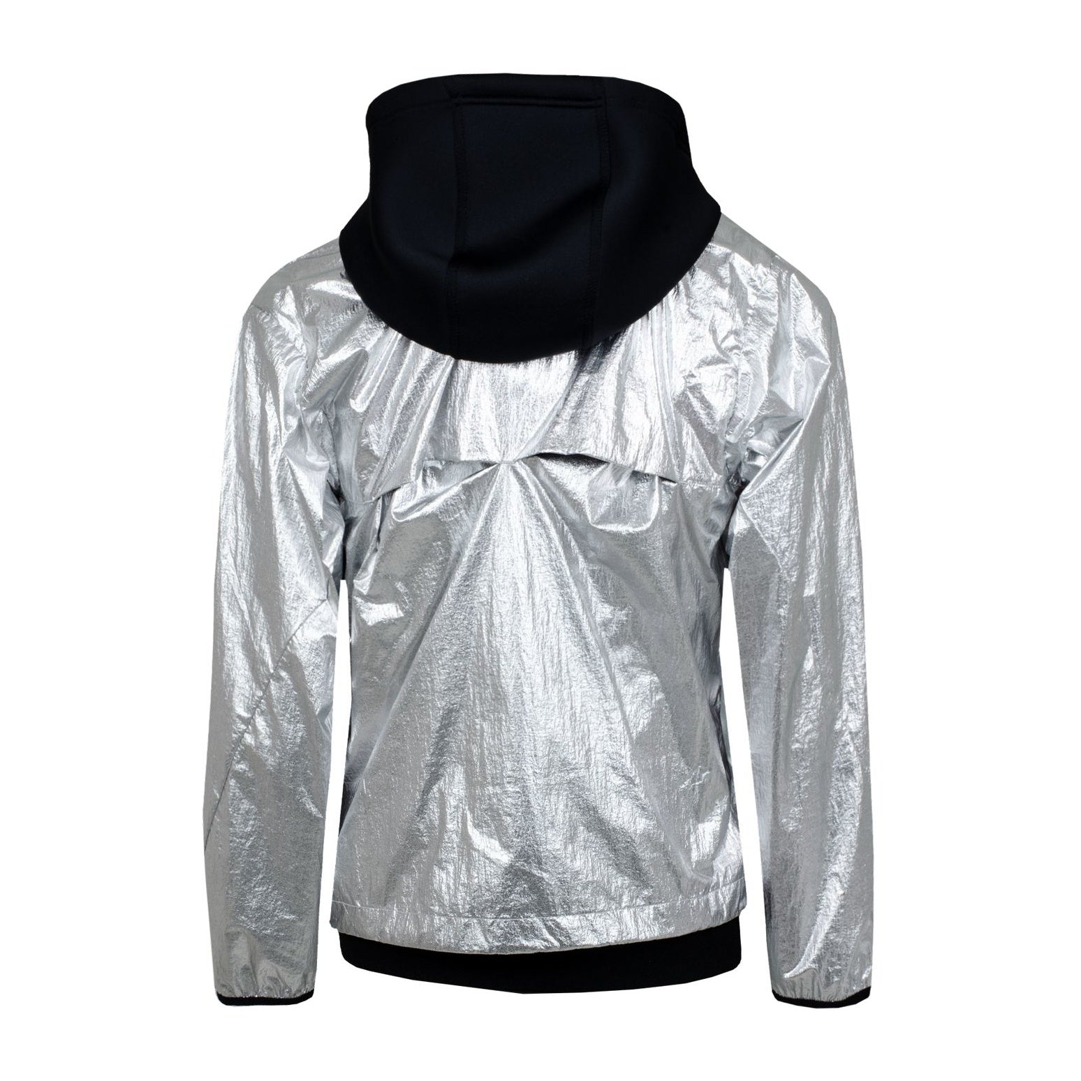 RLX Polo Golf Ralph Lauren Womens Silver Metallic Hybrid 3-In-1 Jacket