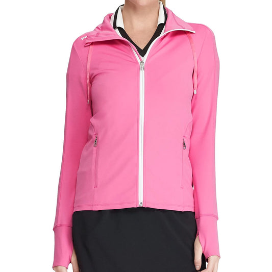 RLX Ralph Lauren Womens Pink Golf Track Jacket