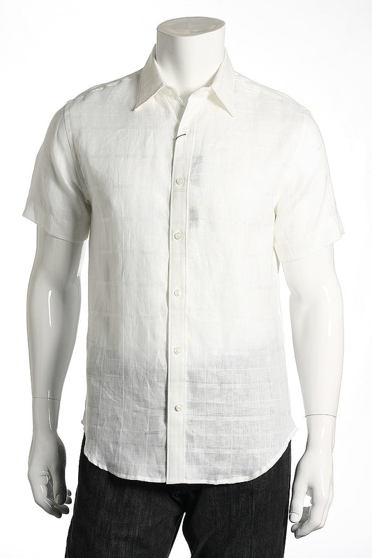 Perry Ellis Men's White Button Down Shirt