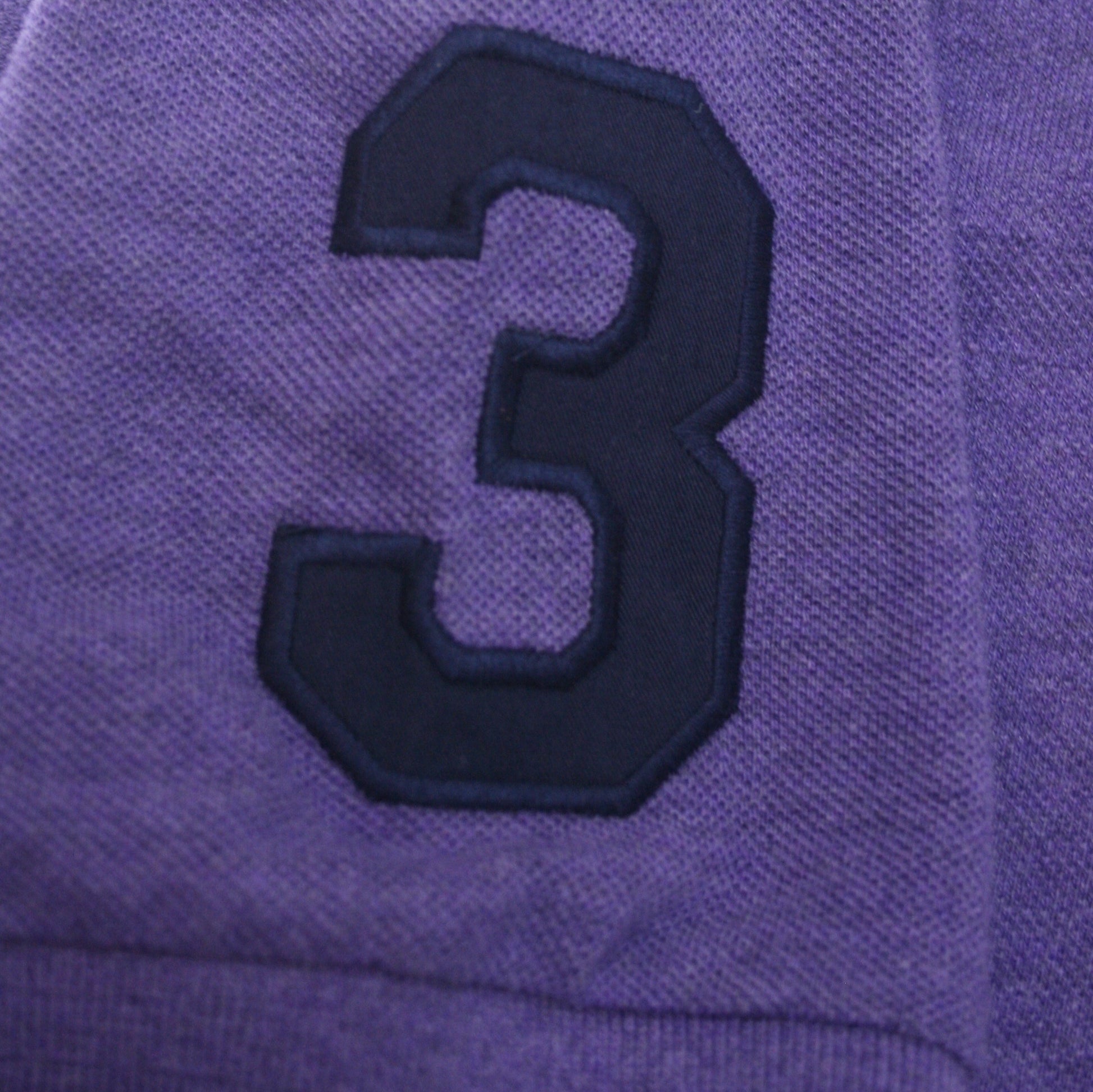 Polo Ralph Lauren Big Boys Classic Fit Purple Cotton Mesh Polo Shirt