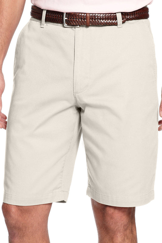 Dockers Men's Khaki Flat Front Walking Shorts