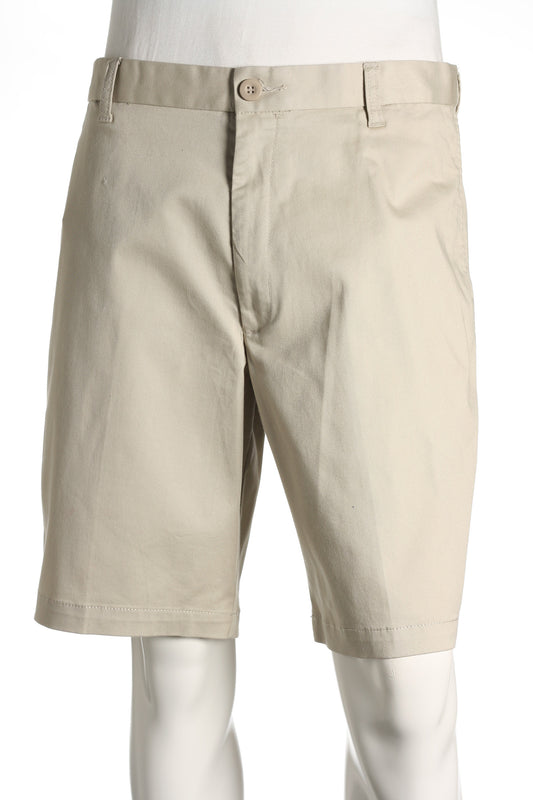 Dockers Mens Khaki Adjustable Waistband Flat Front Walking Shorts