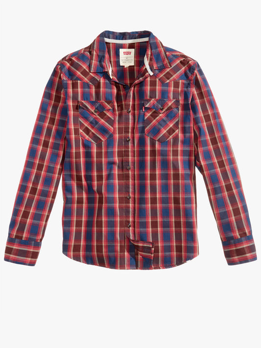 Levis Mens Multi-Color Button Down Shirt