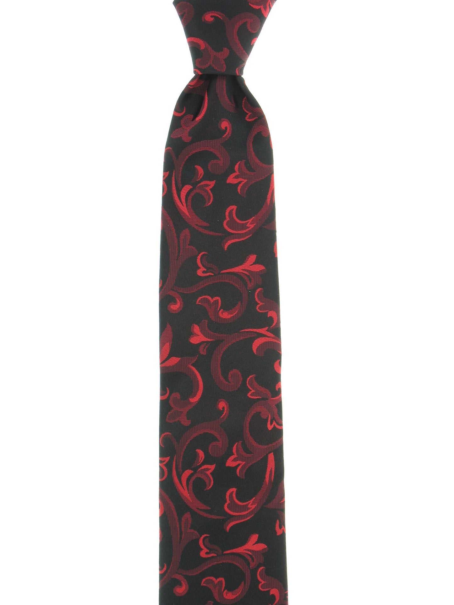 Alfani Men's Red Paisley Tie