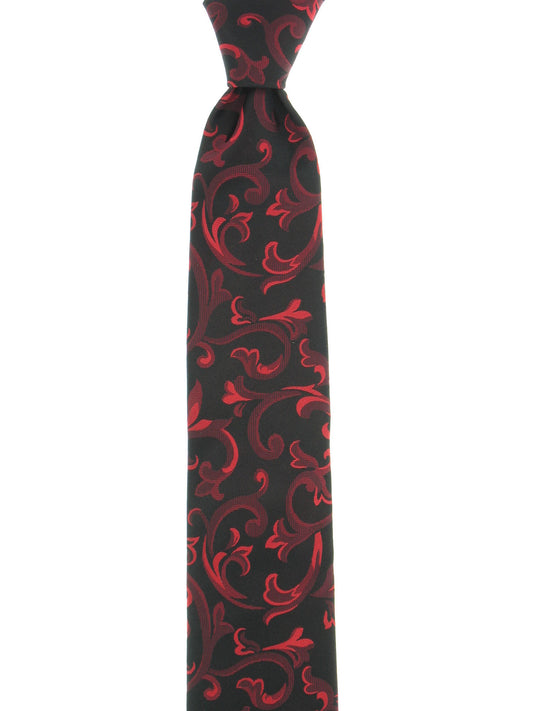 Alfani Men's Red Paisley Tie