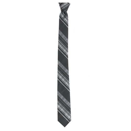 American Rag Men's Black Striped Tie