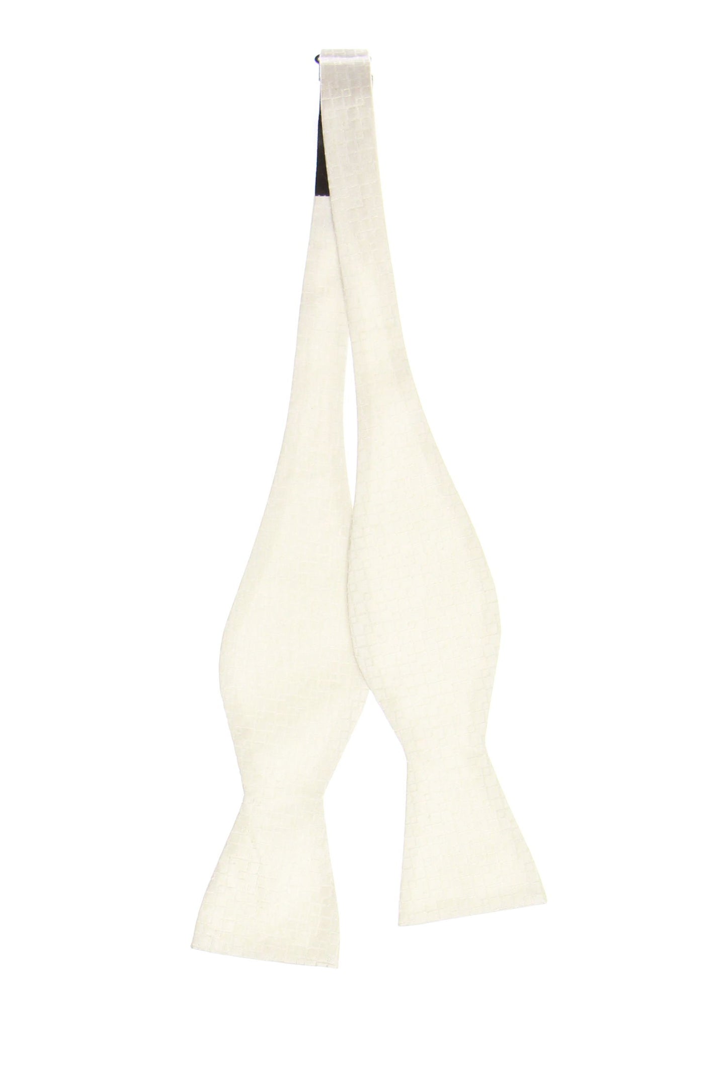Countess Mara Men's White Abstract Bow Tie