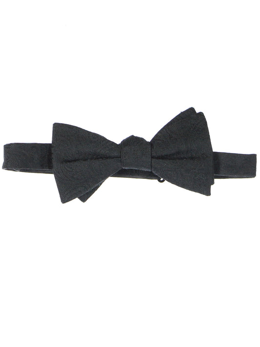 Countess Mara Men's Black Variegated Pre-Tied Bow Tie