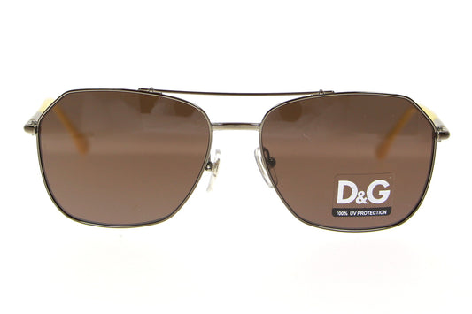 Dolce & Gabbana DD6091 04/73 Unisex Pewter Aviator Sunglasses