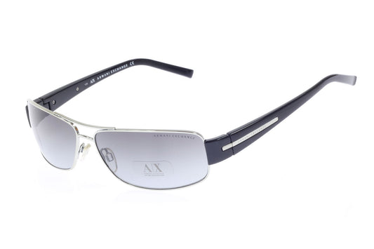 Armani Exchange AX214/S RZS Unisex Black Rectangle Sunglasses