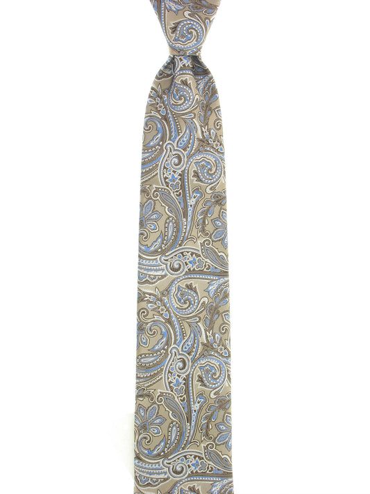 Geoffrey Beene Men's Taupe Paisley Tie