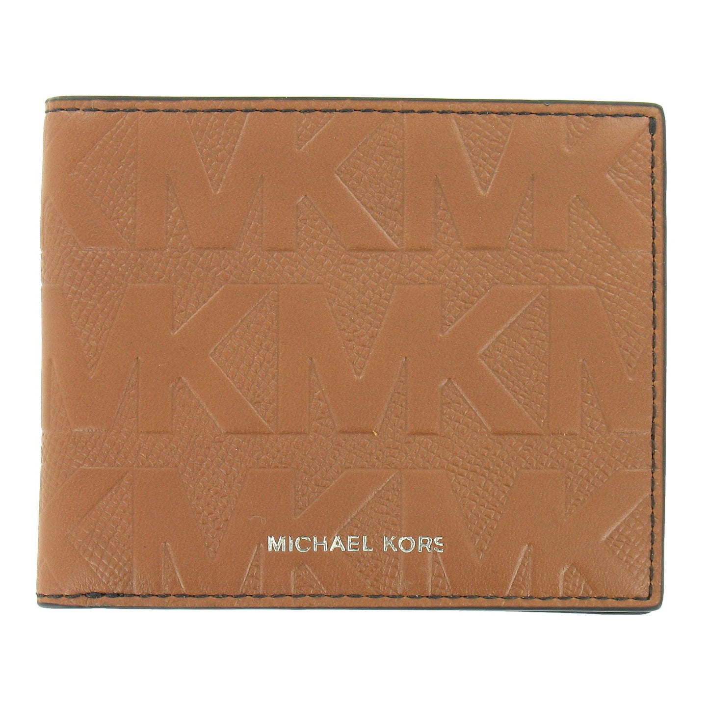 Michael Kors 'Andy' Mens Luggage Leather Slim Billfold Bi-Fold Wallet