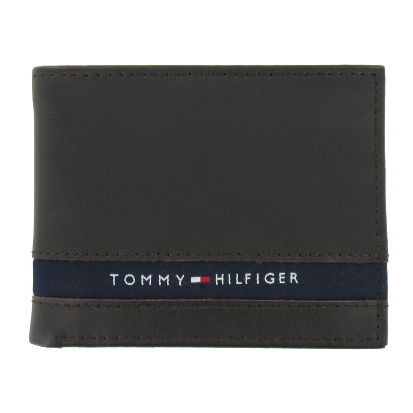 Tommy Hilfiger Men's Bi-Fold Wallet 2-Fold (Brown) $55