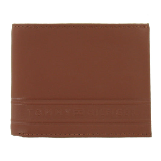 Tommy Hilfiger Men's Bi-Fold Leather Wallet 2-Fold ( Tan) $55