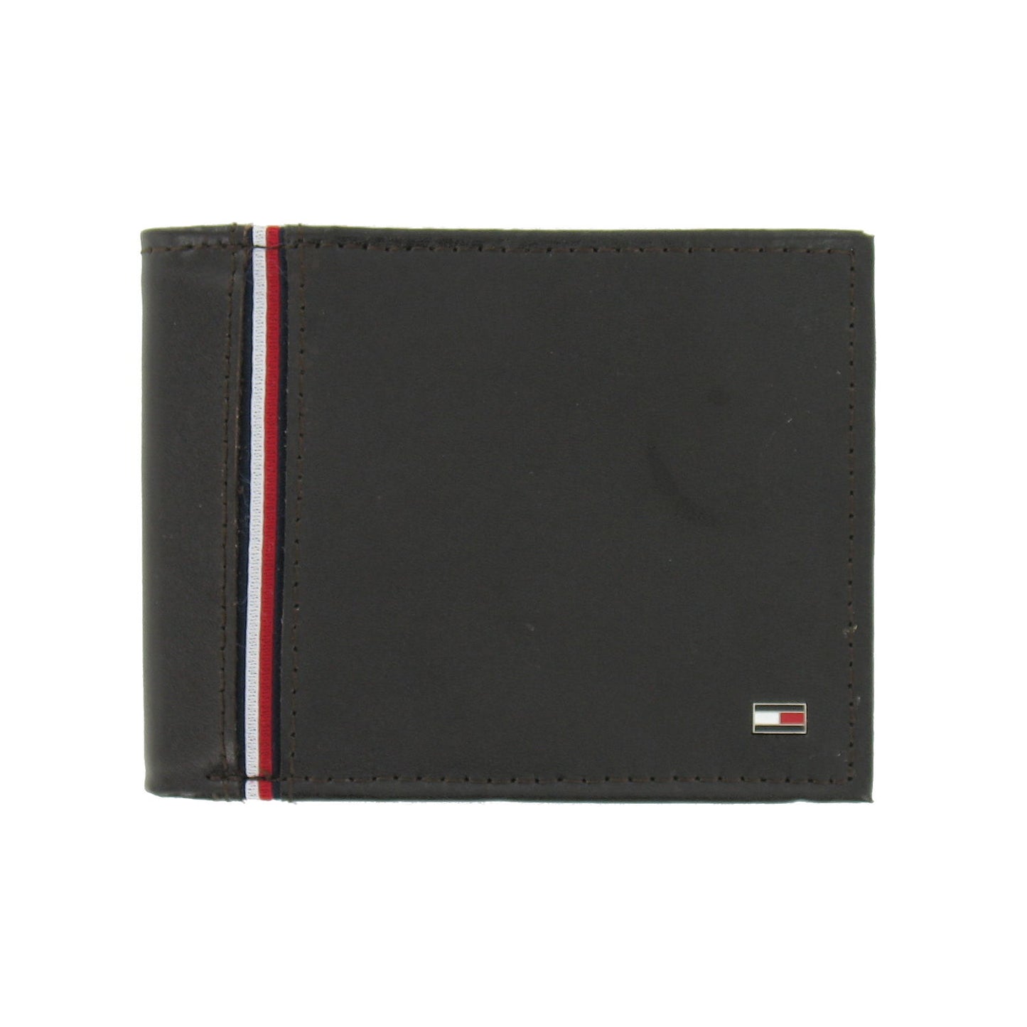 Tommy Hilfiger Men's Leather Bi-Fold Wallet 2-Fold (Brown) $55