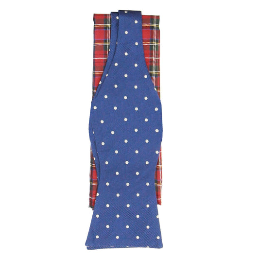 Tommy Hilfiger Men's Navy & White Dotted Box Set Tie