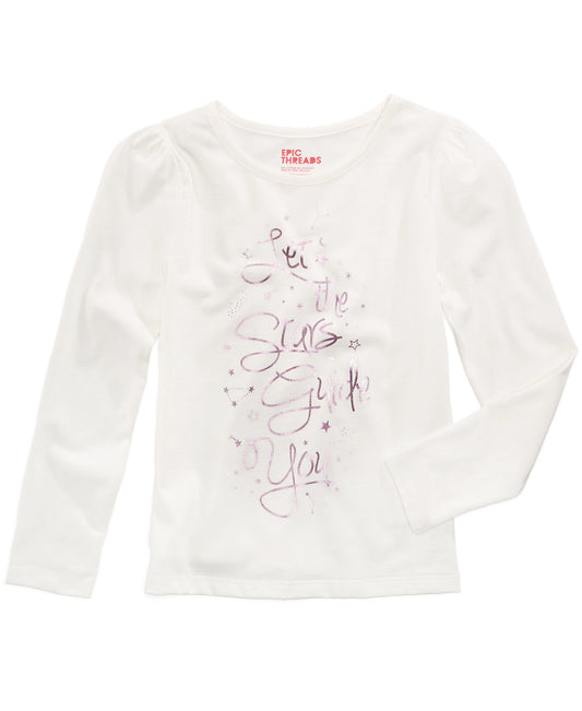 Epic Threads Baby Girls Ivory Graphic T-Shirt