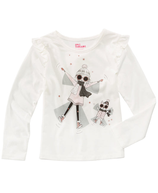 Epic Threads Baby Girls Ivory T-Shirt